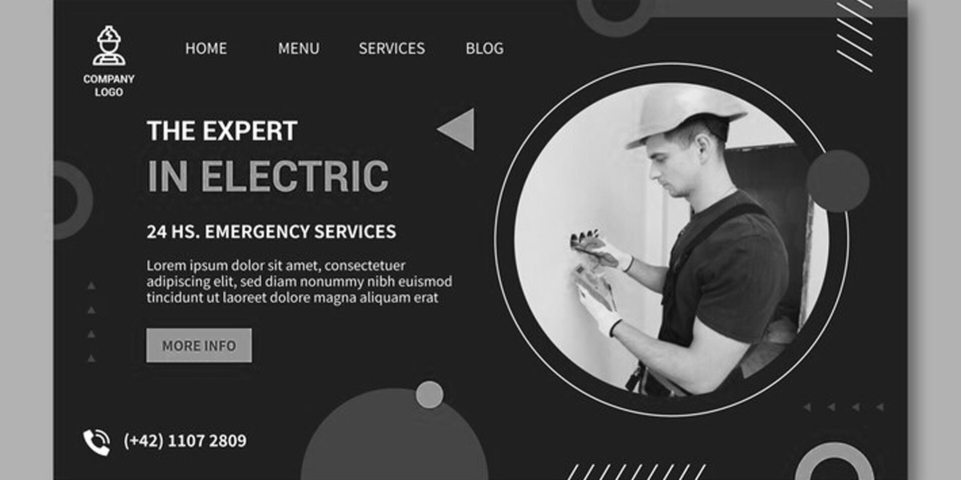 Electrician Website Design Cost