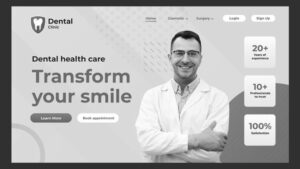 Dentist website design cost
