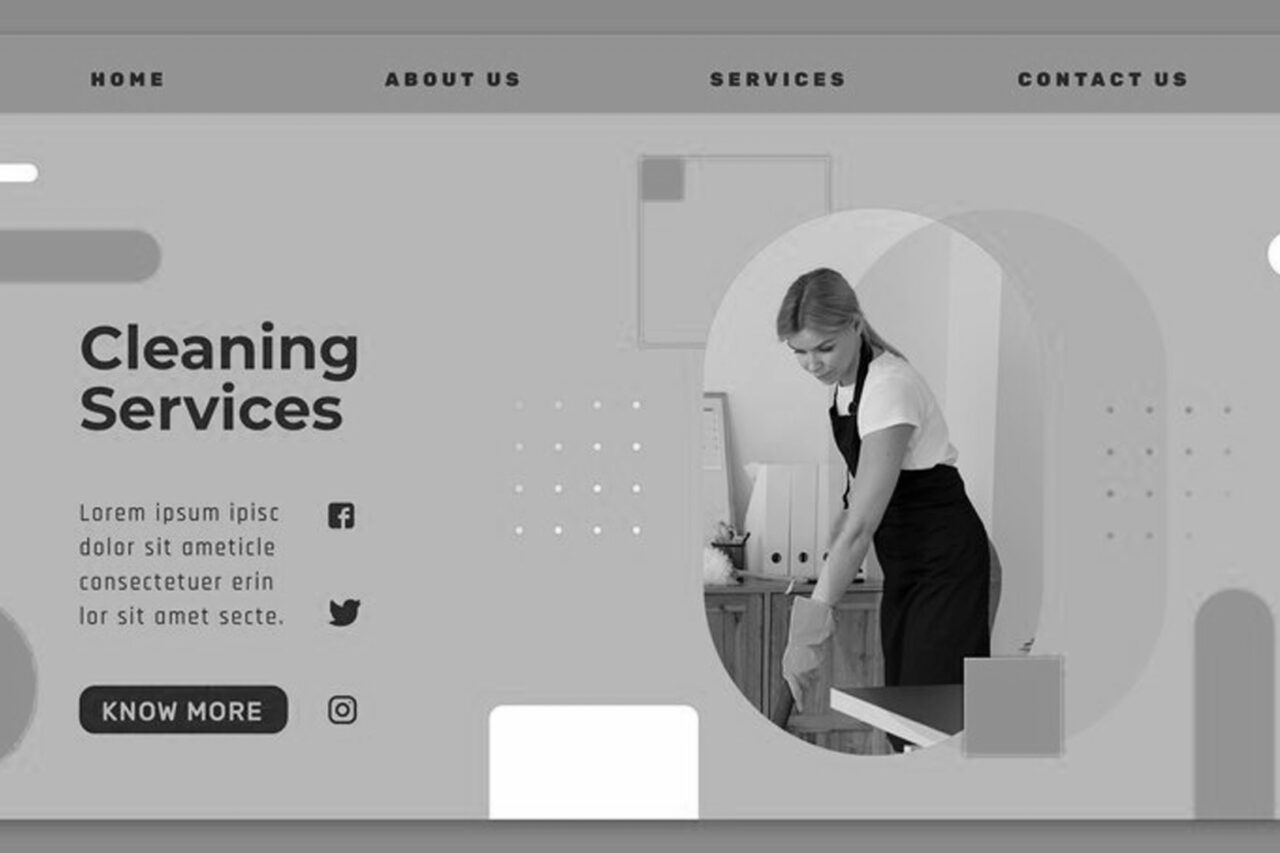 Cleaning Services Website Design Cost