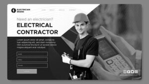 Electrician Website Design Cost