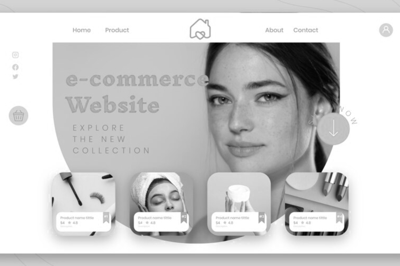 Beauty Products Store Website Design Cost