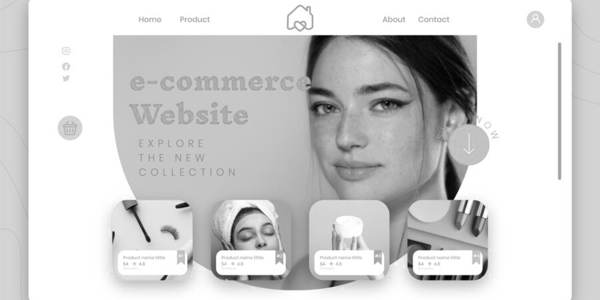 Beauty Products Store Website Design Cost