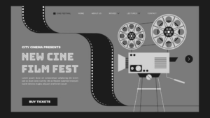 Film production company website design cost