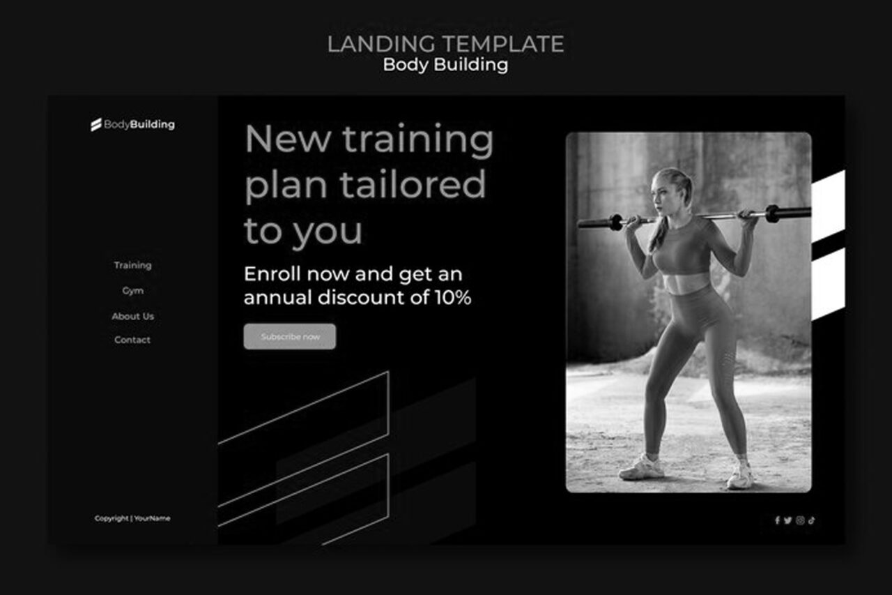 Fitness Trainer Website Design Cost