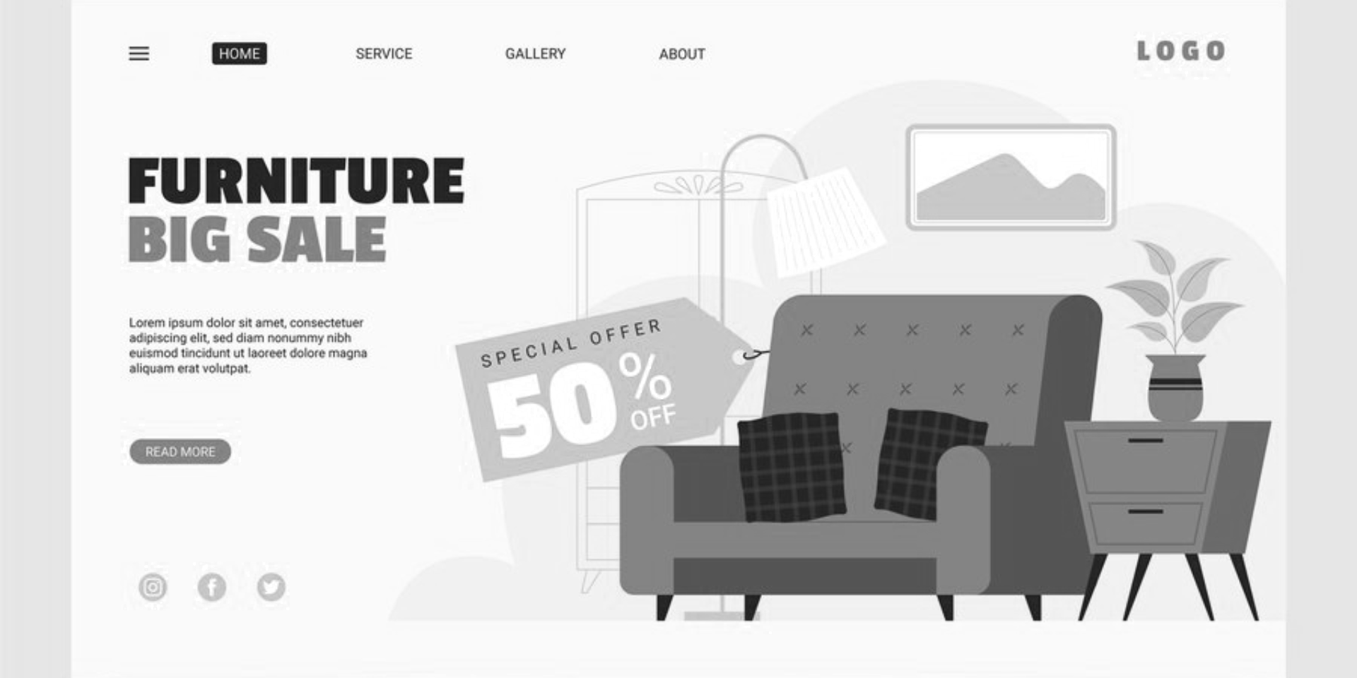 Home decor store website design cost