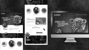 Food truck website design cost